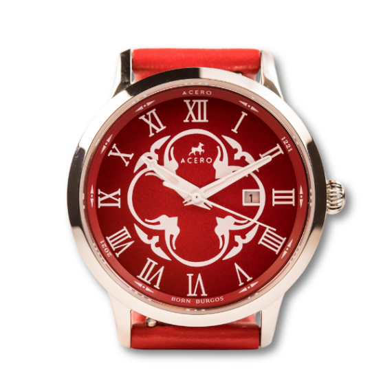 Acero Watch reloj Centenario Fusión Borgoñón