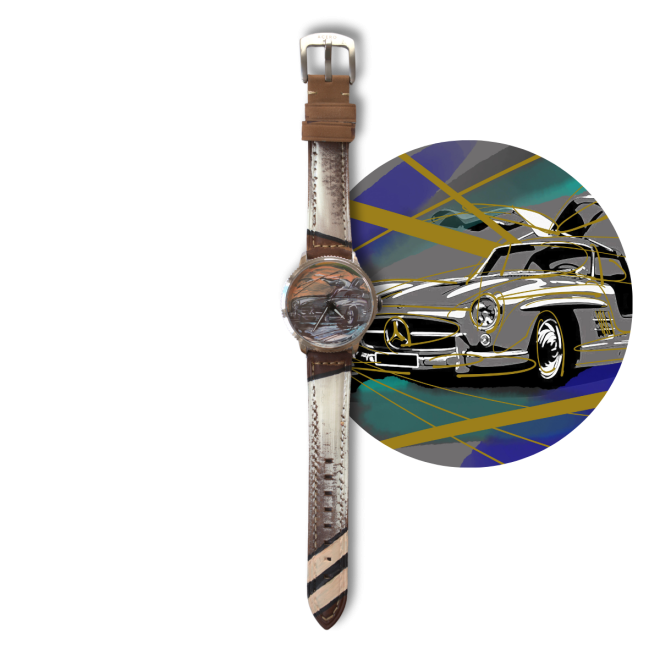 Reloj Acero Watch Mercedes Menz 300SL